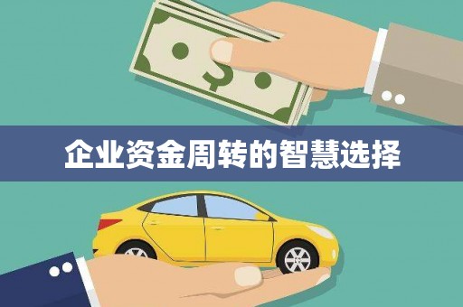 海北企业资金周转的智慧选择