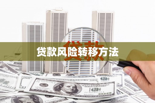 海北贷款风险转移方法