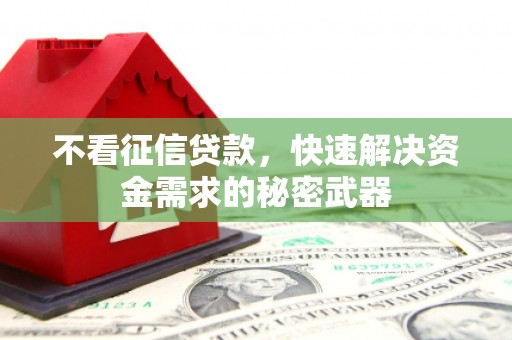 海北不看征信贷款，快速解决资金需求的秘密武器