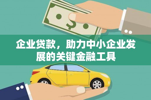 海北企业贷款，助力中小企业发展的关键金融工具