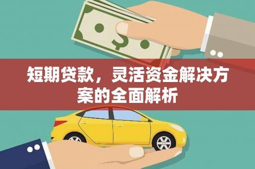 海北短期贷款，灵活资金解决方案的全面解析