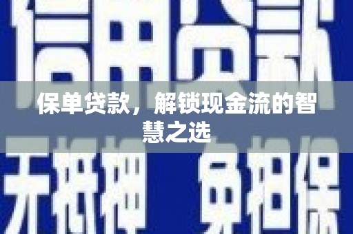 海北保单贷款，解锁现金流的智慧之选
