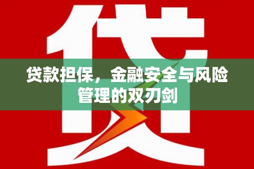 海北贷款担保，金融安全与风险管理的双刃剑