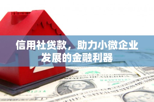 海北信用社贷款，助力小微企业发展的金融利器