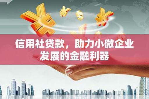 海北信用社贷款，助力小微企业发展的金融利器
