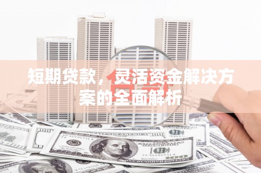 海北短期贷款，灵活资金解决方案的全面解析