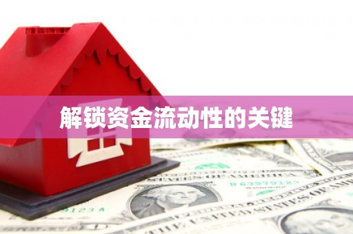 海北解锁资金流动性的关键