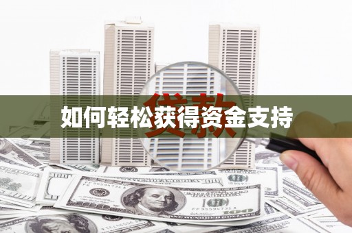 海北如何轻松获得资金支持